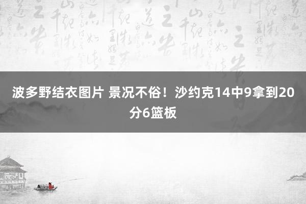 波多野结衣图片 景况不俗！沙约克14中9拿到20分6篮板